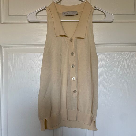 Stella McCartney sleeveless polo tank - Picture 1 of 7